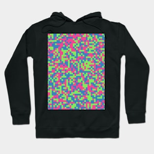 pixel colorful pattern design Hoodie